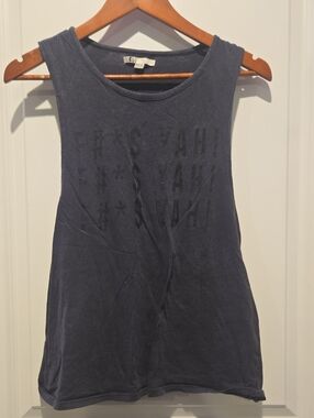 Volcom Navy F#*$ Yah! Graphic Muscle Tank